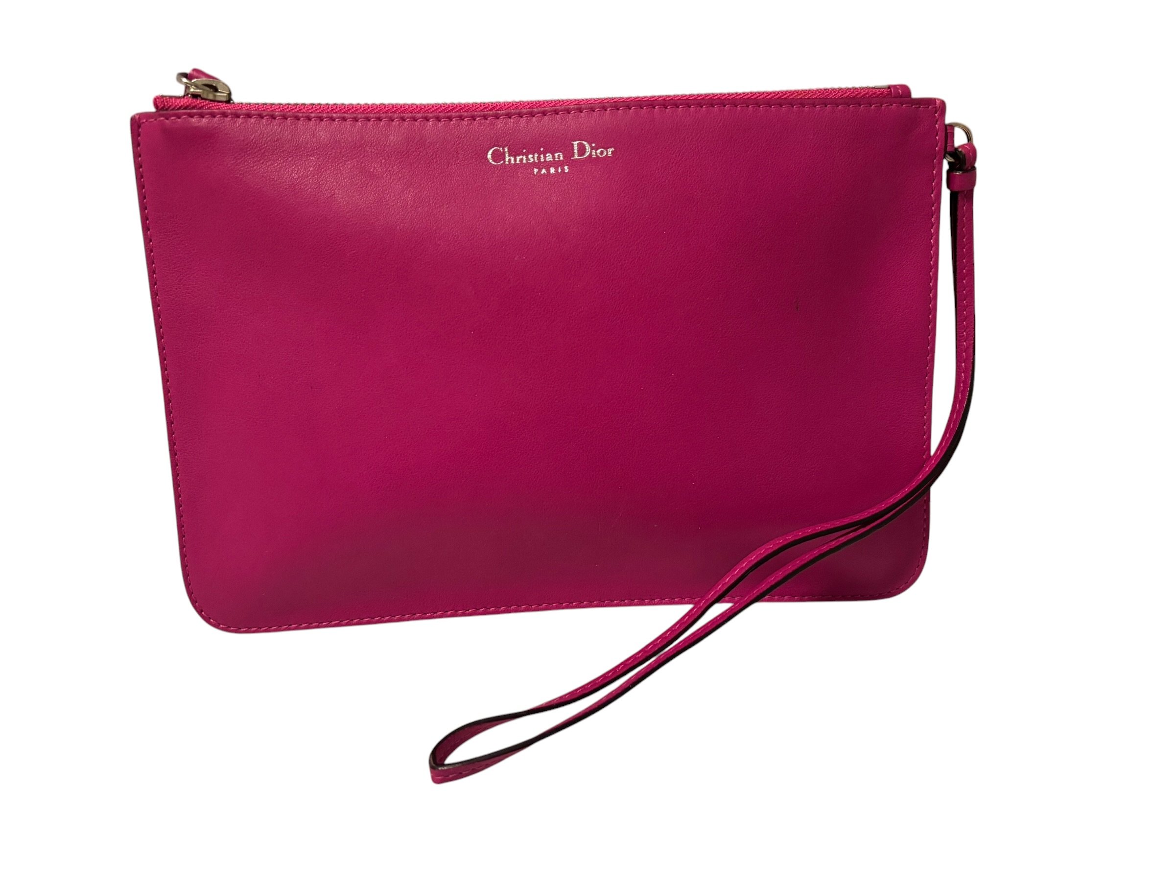 Christian Dior Leather Wristlet