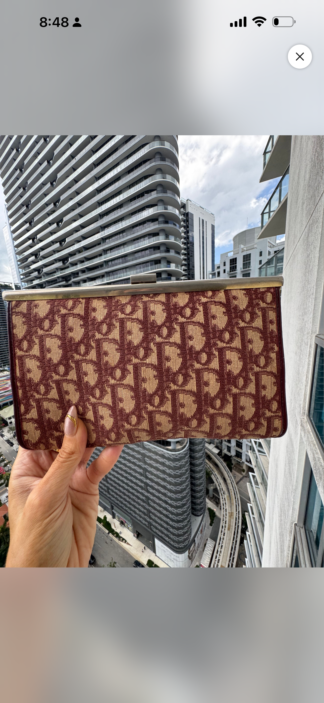 Christian Dior Trotter Clutch