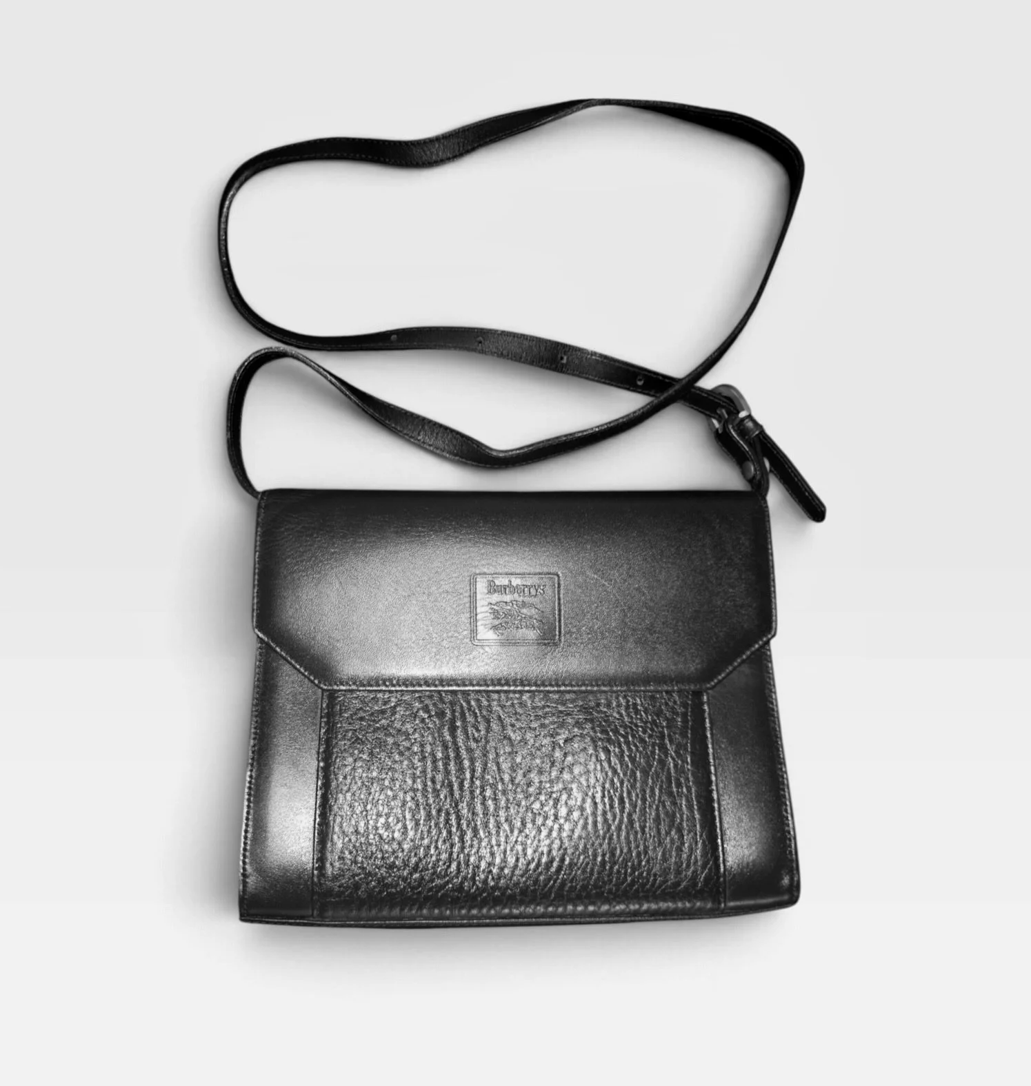 Burberry Black Leather Crossbody Bag