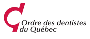Logo de l'Ordre des dentistes du Québec avec un symbole en forme de dent stylisée