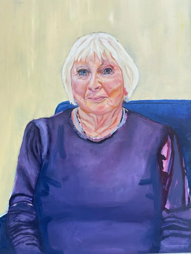 'Nana', 2024, oil on gessoboard