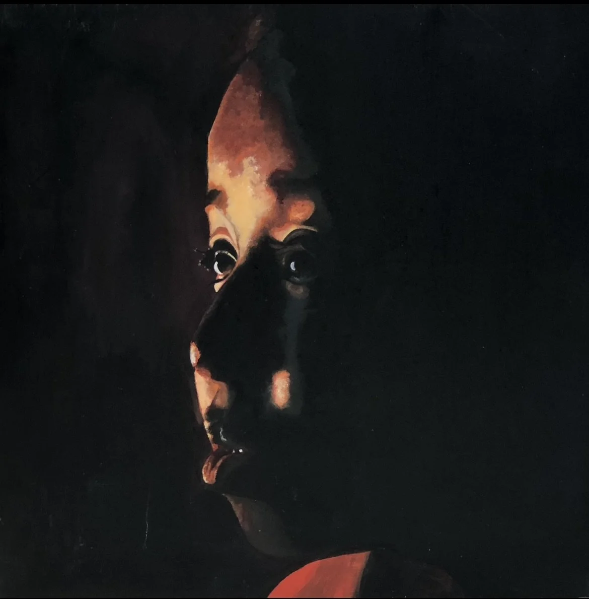 'Faith', 2019, oil on gessoboard