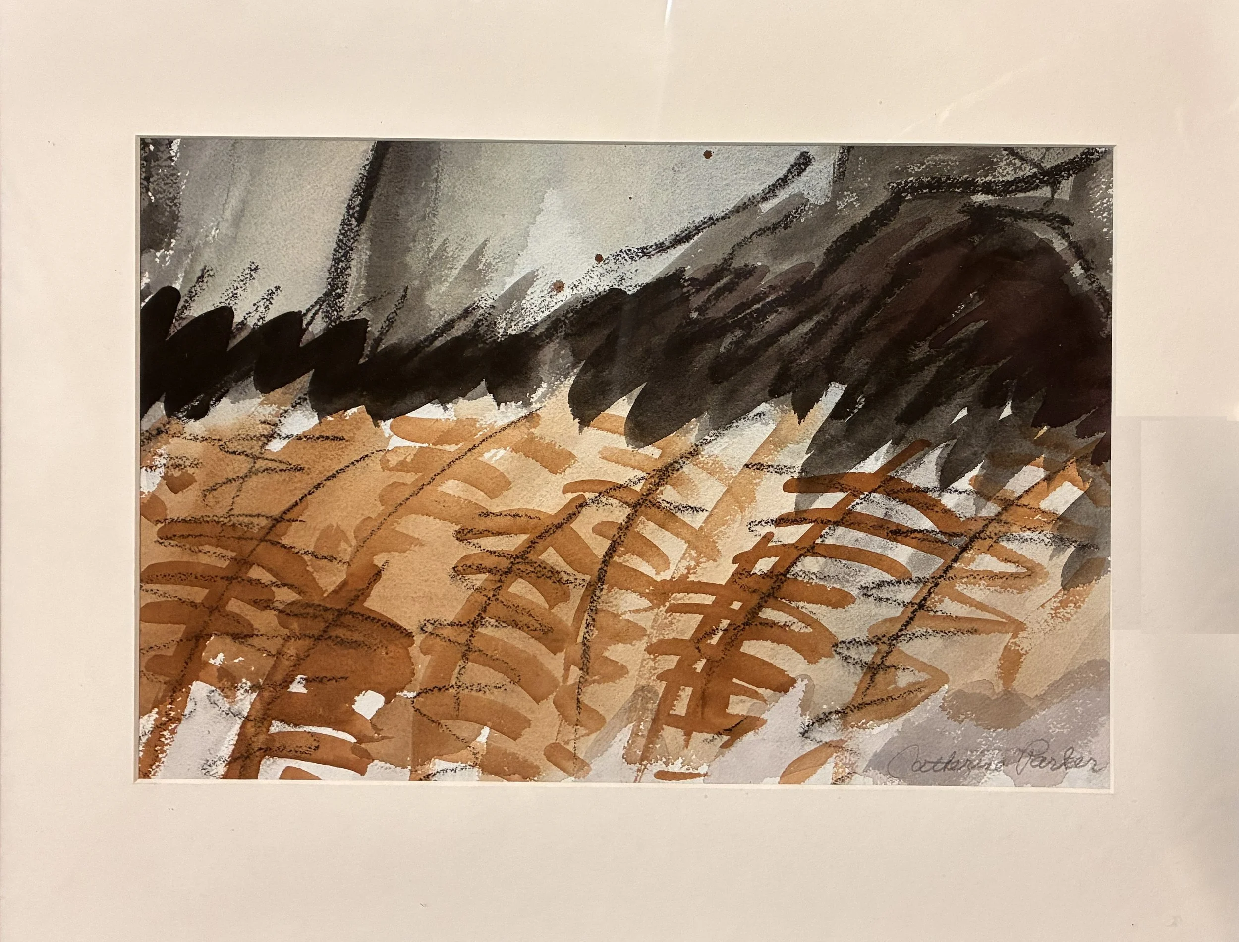 Catherine Parker, Waving Grass, watercolor, 550.00