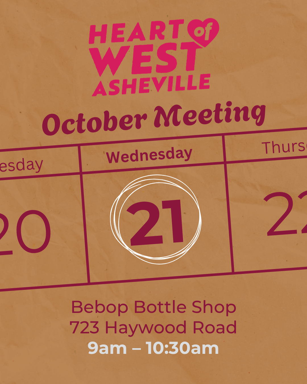 October Monthly Meeting