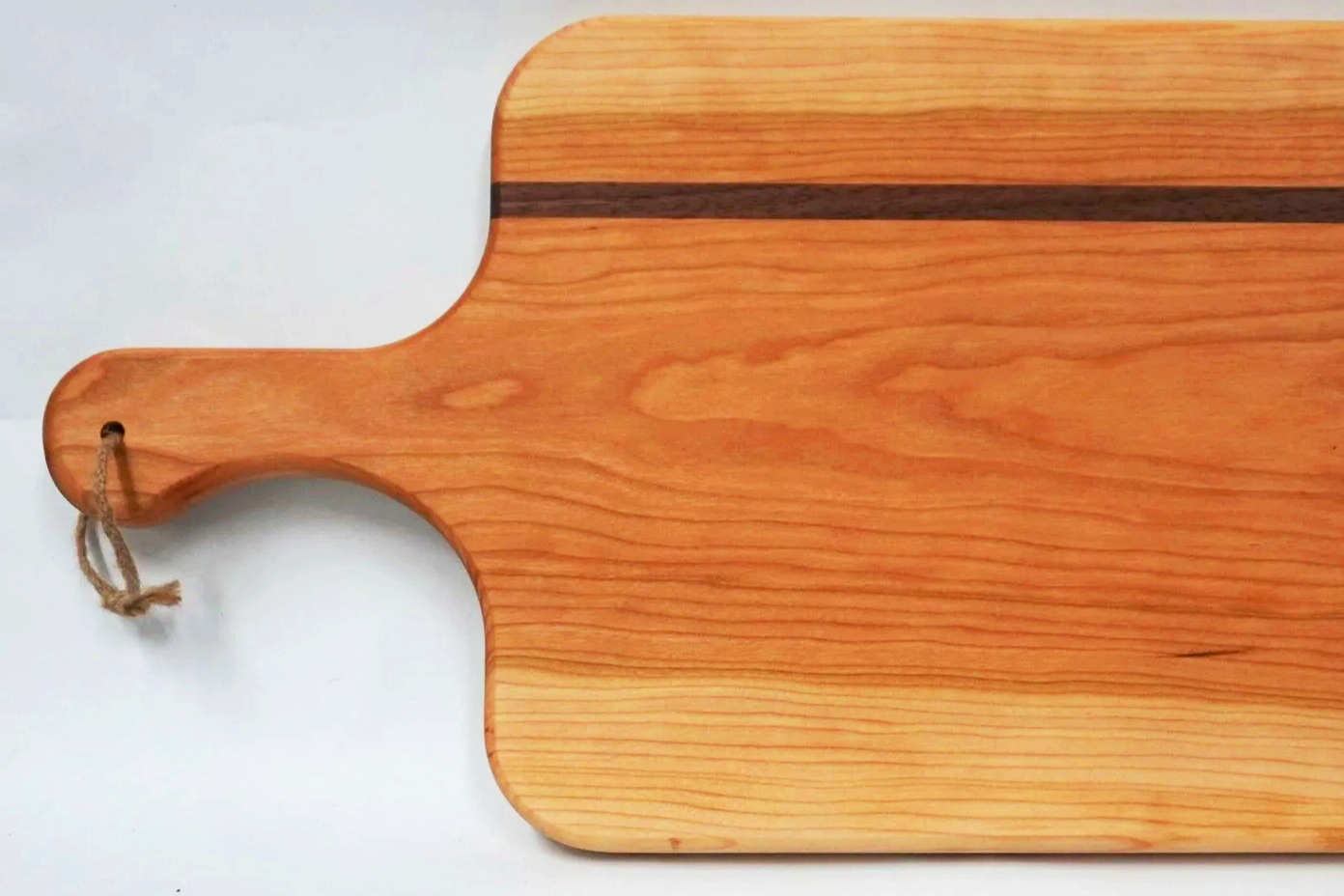 Cherry & Walnut Board with Handle                                   - 3/4” x 9.5” x 18”