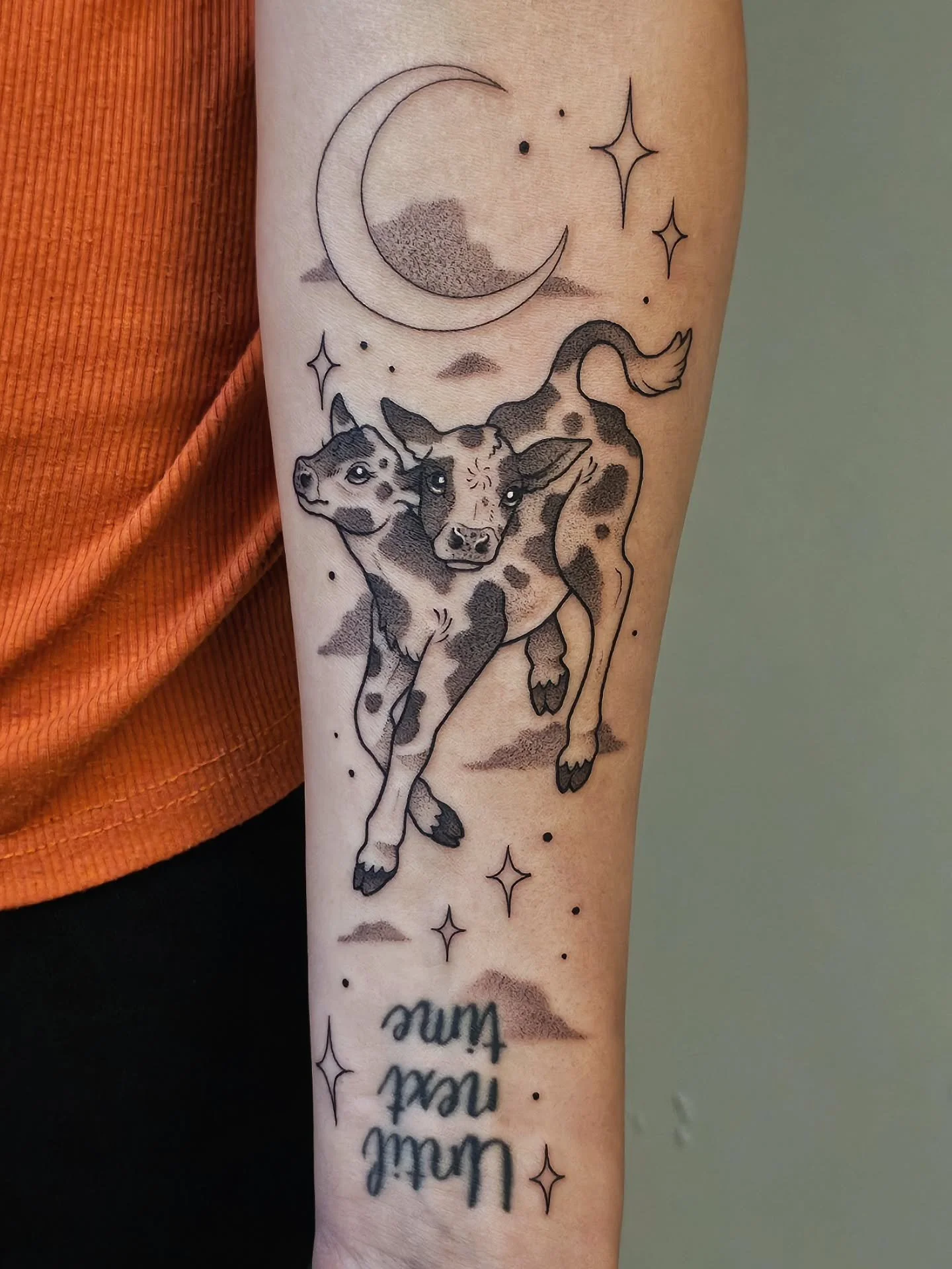 🐮 TWINS 🐮
the cutest, most whimsy 2-headed calf i think I've ever seen 🥹 thank you always @kayyy_squared ♡
*wrist tattoo nbm*
● location: inner forearm
● size: 7&quot;
● time: 2 hrs
:
#tattoo #twoheadedcalf #twoheadedcalftattoo #animaltattoo #calf