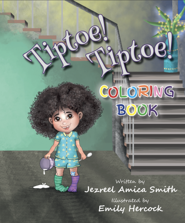 Tiptoe! The COLORING BOOK edition