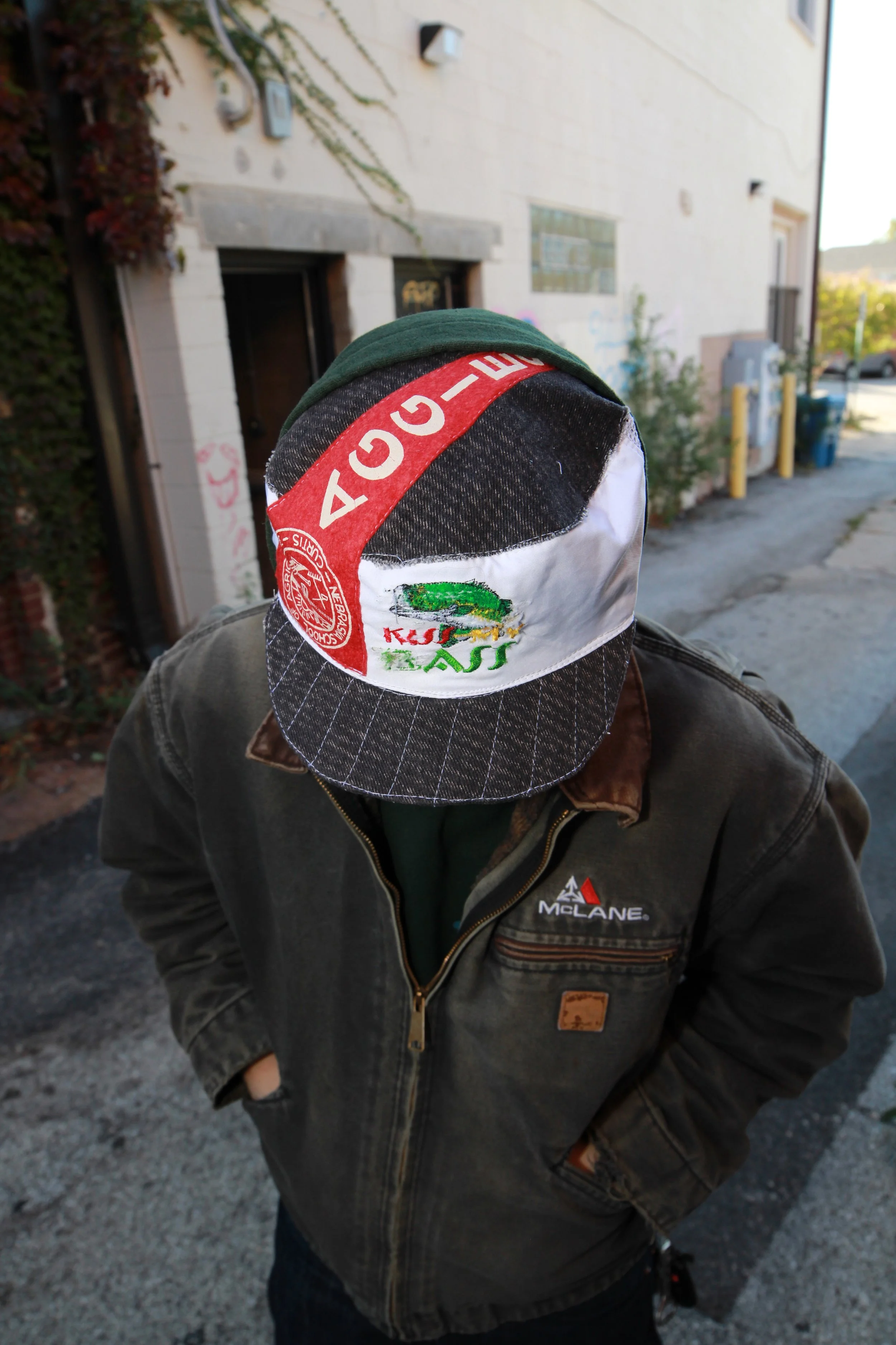Cadet hats made from nothing but scraps