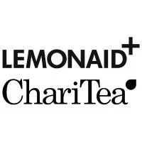 Logo mit den Texten 'LEMONAID+', 'ChariTea' auf weißem Hintergrund.