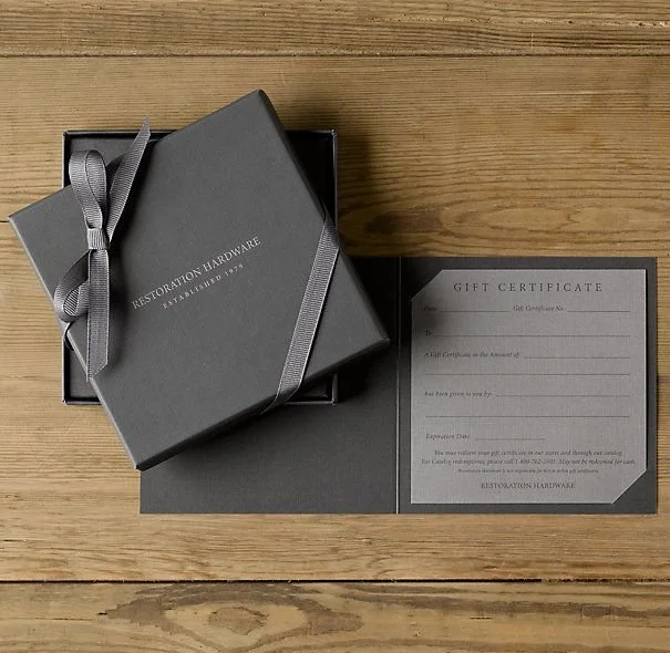 Gift vouchers