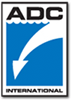 ABC International logo with a blue checkmark and arrow