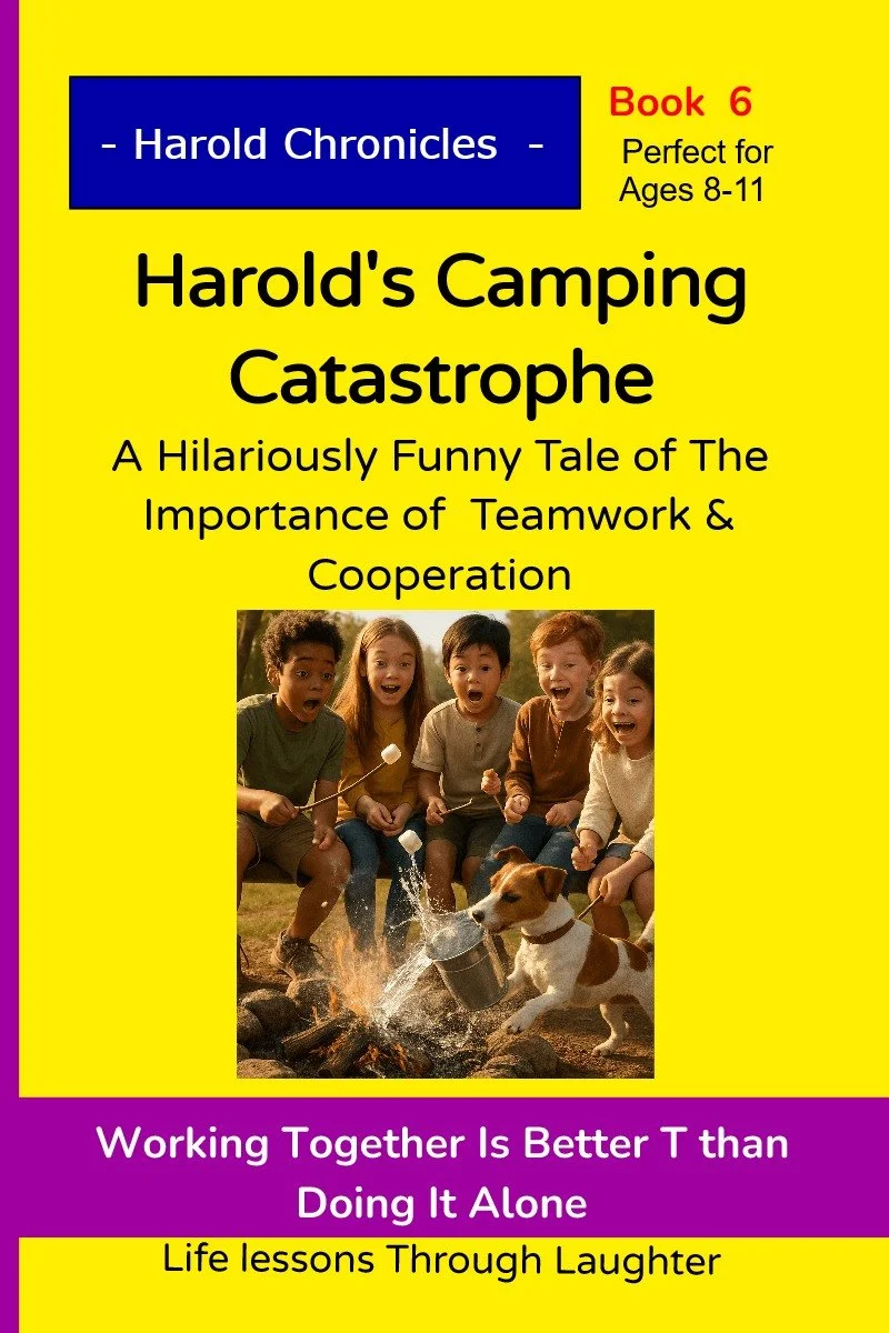 Harold looks nervous but brave as he steps forward to try something new.