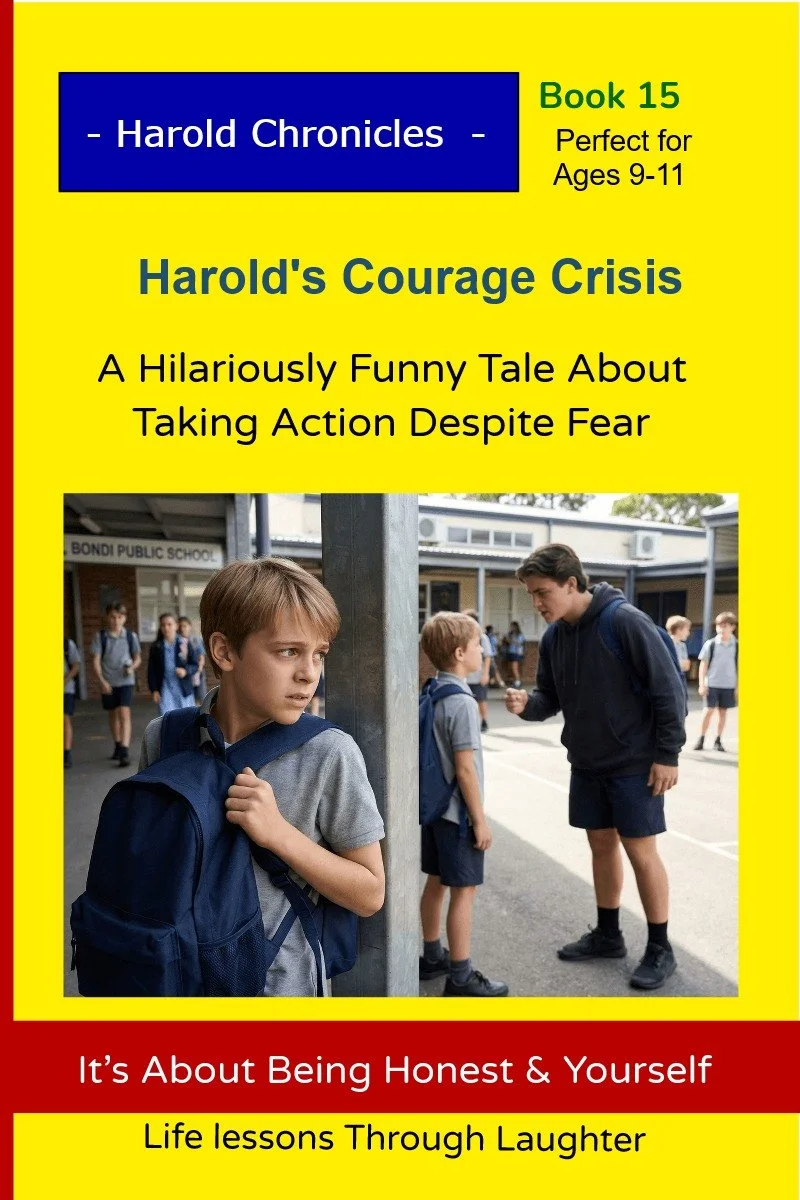 Harold watches a bullying moment and looks torn between fear and doing the right thing.