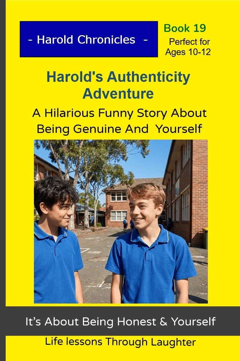 Harold stops pretending to be cool and looks more comfortable being himself.