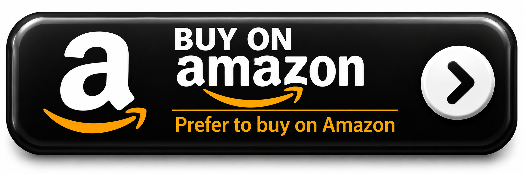 A black button with the Amazon smile logo and white text that says 'BUY ON amazon', with a right arrow icon and yellow text below that says 'Prefer to buy on Amazon'.