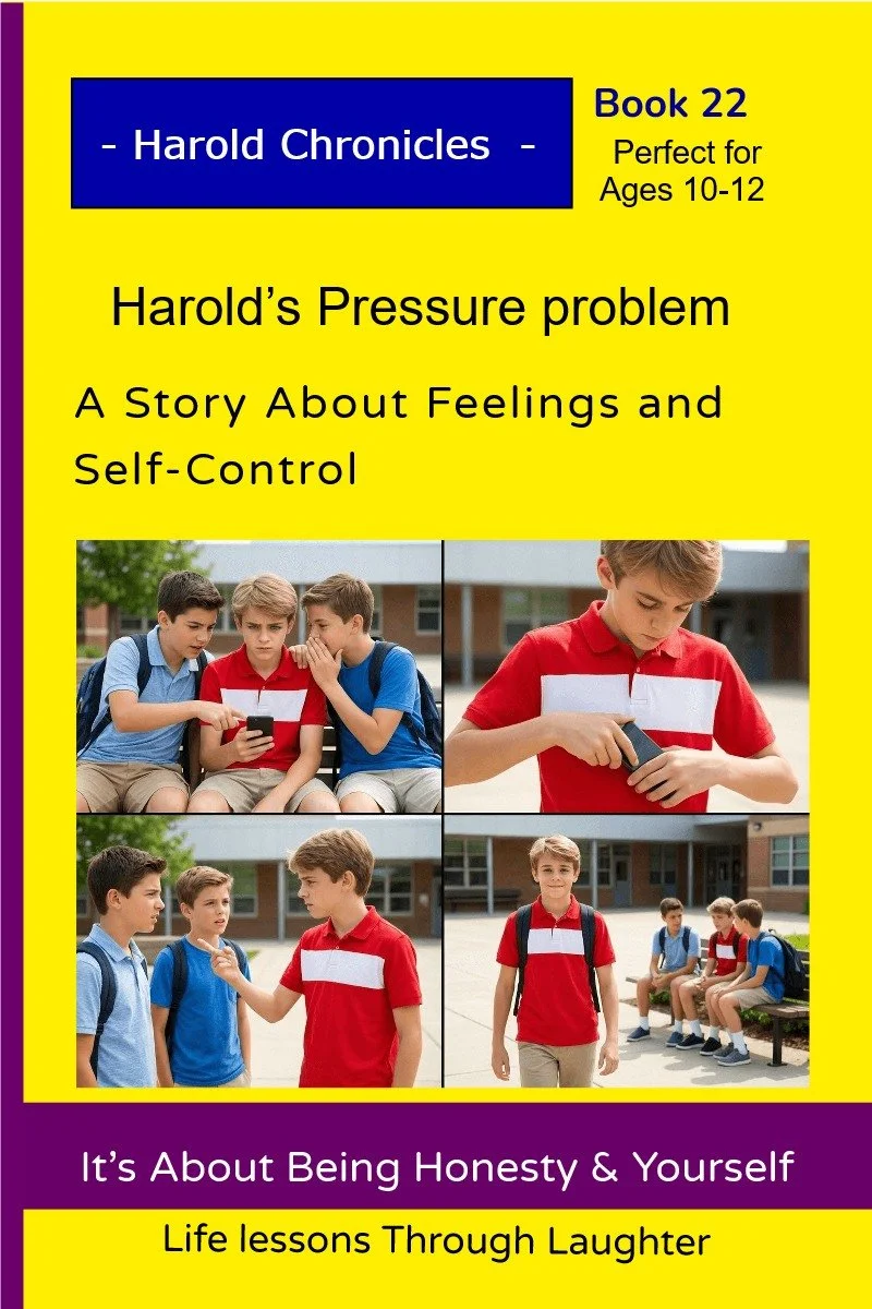 Harold feels pressured by friends, then stands up for himself and refuses.