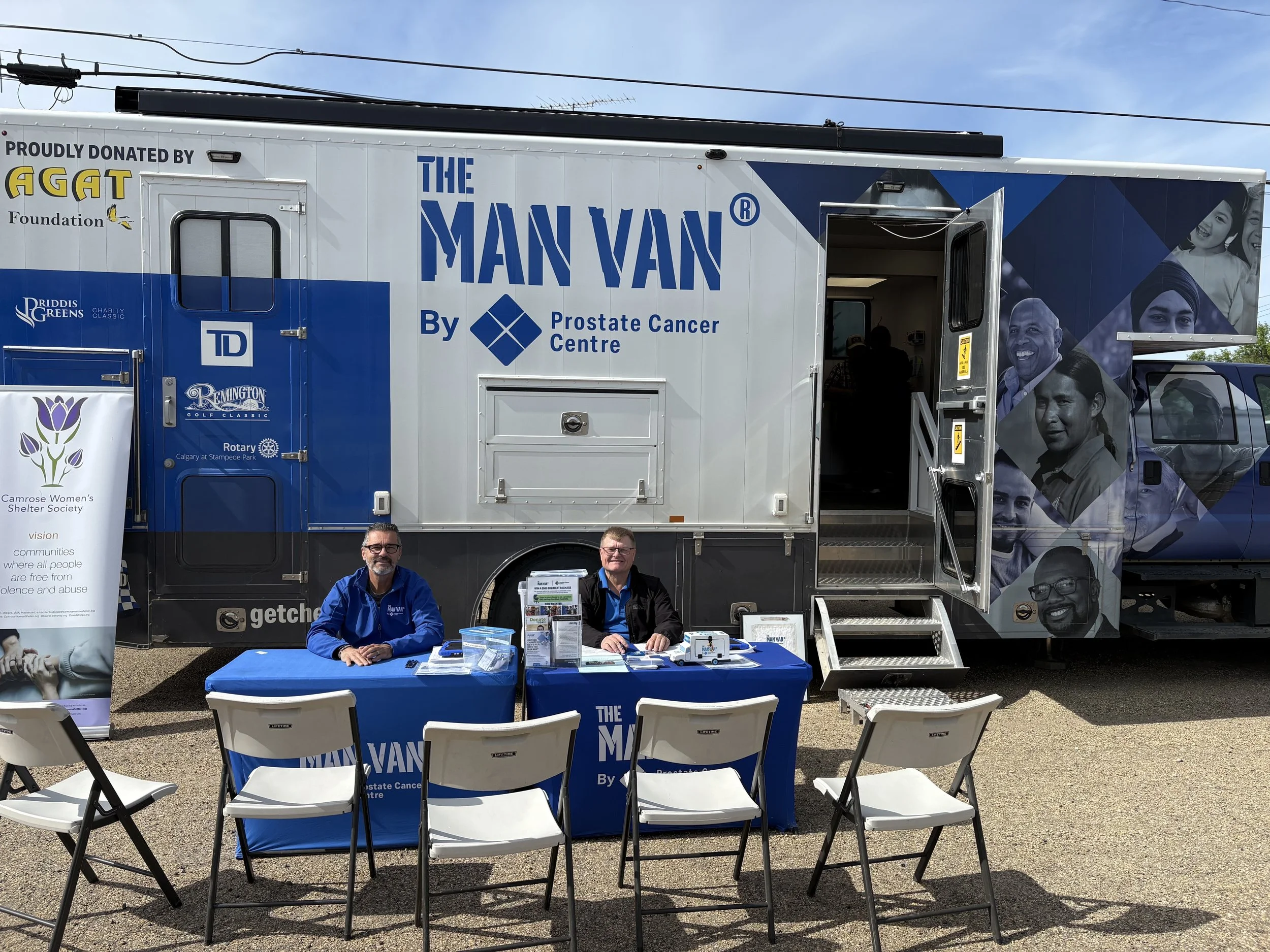 The Man Van Event in Daysland
