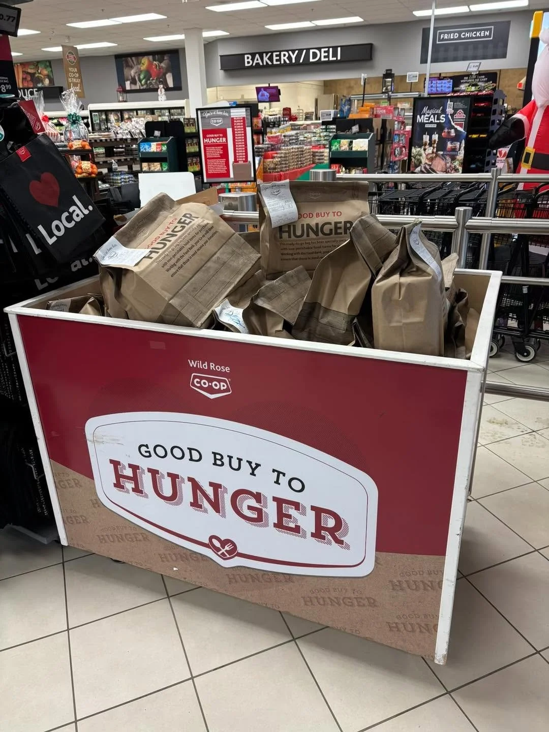Good Buy To Hunger Campaign through the Wildrose Coop