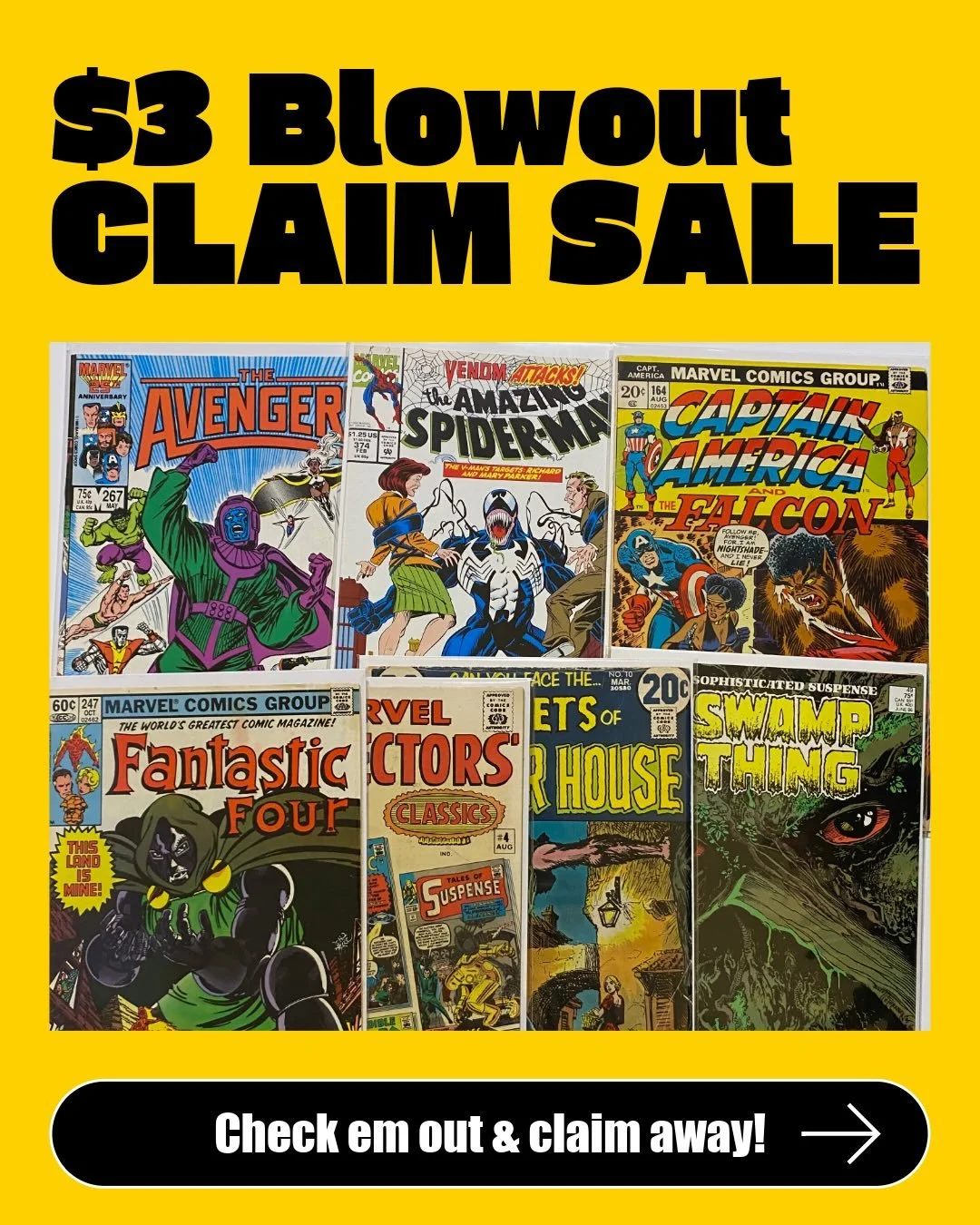 🚨CLAIM-A-THON - $3 BLOWOUT! 1/2🚨

Heavily discounted by 50% or more old stock! I need to clean out my shelves so these are all priced at $3 to move these! 

Claims take precedent over offers 😃 Feel free to DM with any questions!

Payment must be m