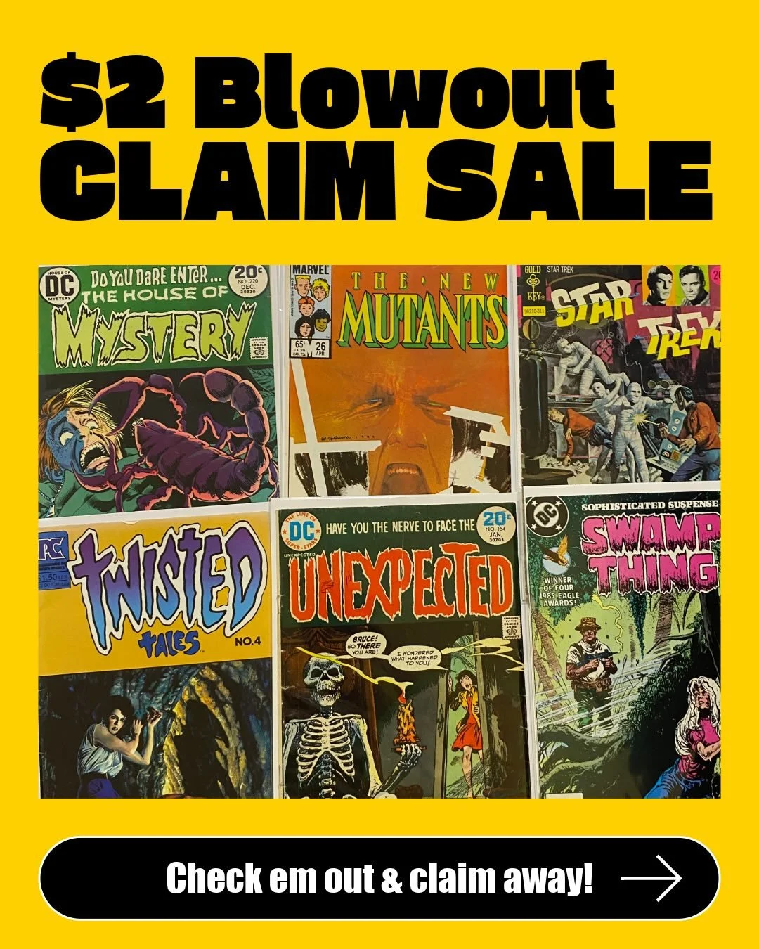 🚨CLAIM-A-THON - $2 BLOWOUT! Part 2/2🚨

Heavily discounted by 50% or more old stock! I need to clean out my shelves so these are all priced at $2 to move these! 

Claims take precedent over offers 😃 Feel free to DM with any questions!

Payment must