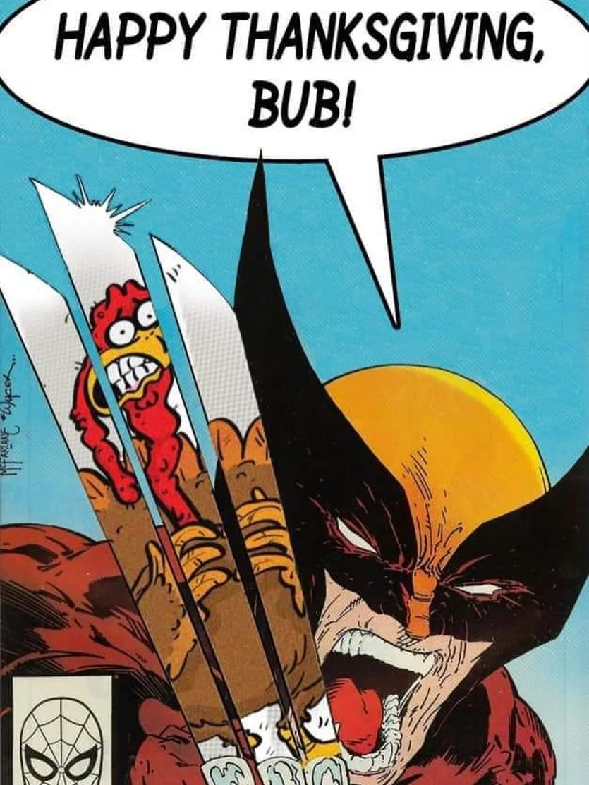 Happy Thanksgiving everyone!! 🦃🦃🦃

Today, as I reflect on what I&rsquo;m thankful for, my heart is completely full. I am so deeply grateful for YOU and this entire community. As we near to the 4-year anniversary of Cheddar Comics, I still can&rsqu