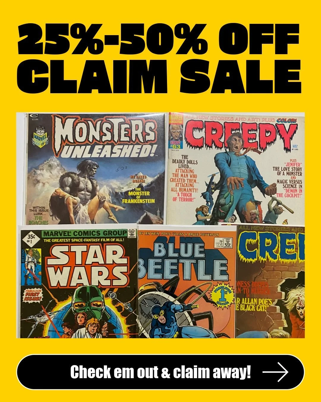 🚨CLAIM-A-THON - 25%-50% OFF! Part 2/2🚨

BIG FAT SALE ON THESE! Anywhere from 25% off to 50% off! Time to move these! Take advantage! 

Claims take precedent over offers 😃 Feel free to DM with any questions!

Payment must be made in 48 hrs of recei