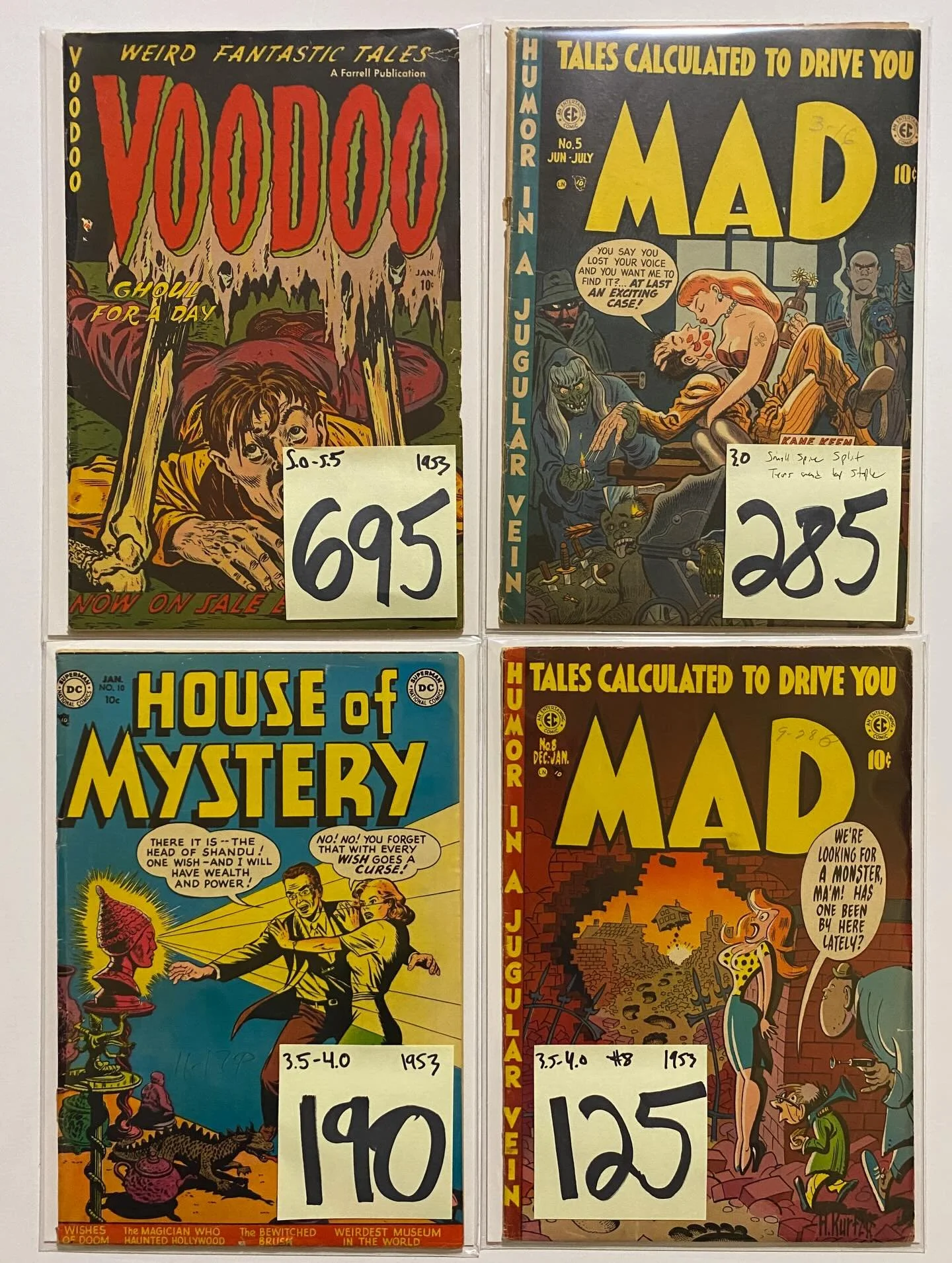 🚨GOLDEN AGE Live Sale Survivors! Part 1/2!🚨

Here are the survivors from last night&rsquo;s single owner GOLDEN AGE show! 

Claim away or risk it and send offers! DM with any questions you may have about any issue! 

Shipping
1-2 $7
3-9 or oversize