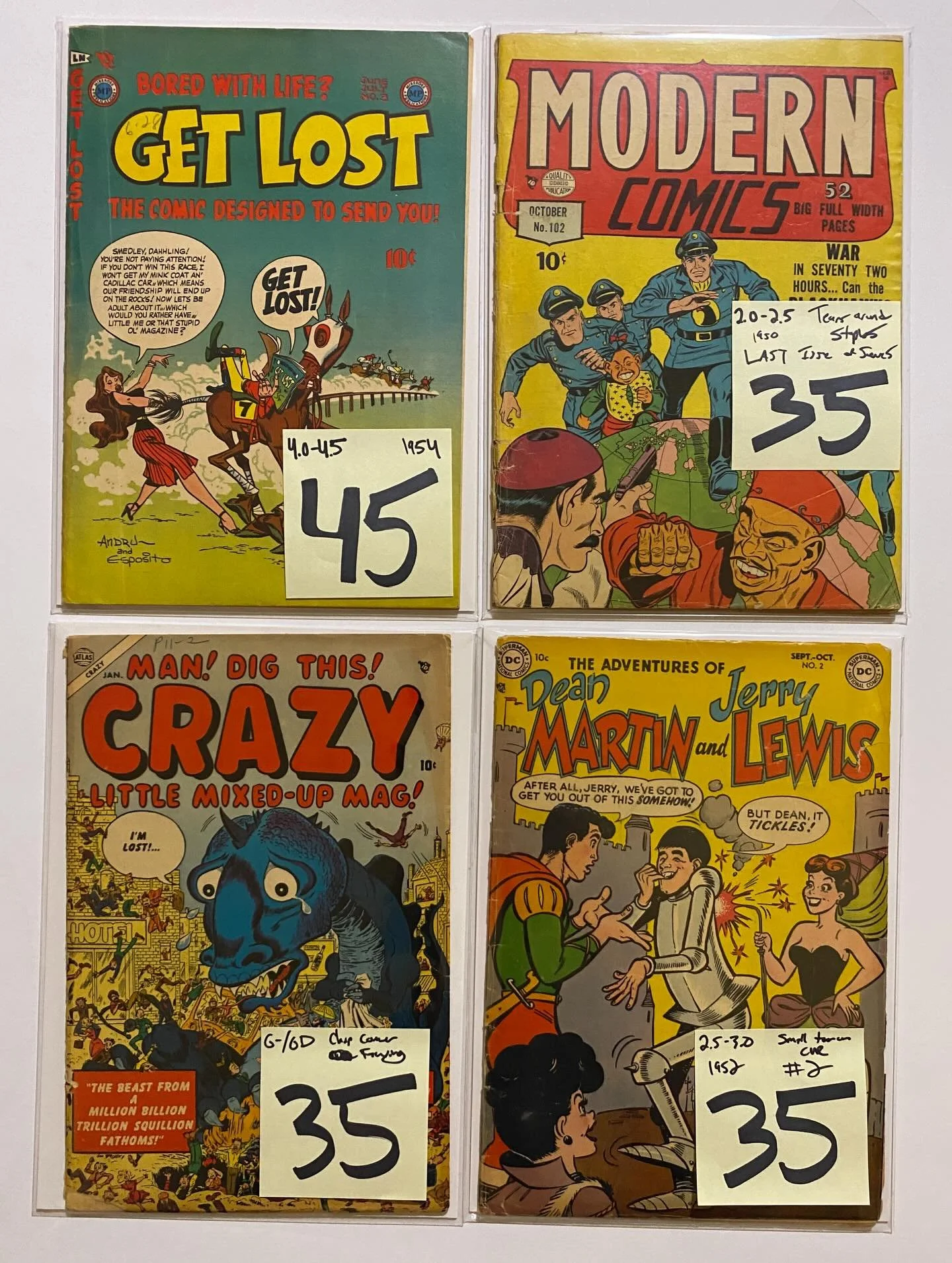 🚨GOLDEN AGE Live Sale Survivors! Part 2/2!🚨

Here are the survivors from last night&rsquo;s single owner GOLDEN AGE show! 

Claim away or risk it and send offers! DM with any questions you may have about any issue! 

Shipping
1-2 $7
3-9 or oversize