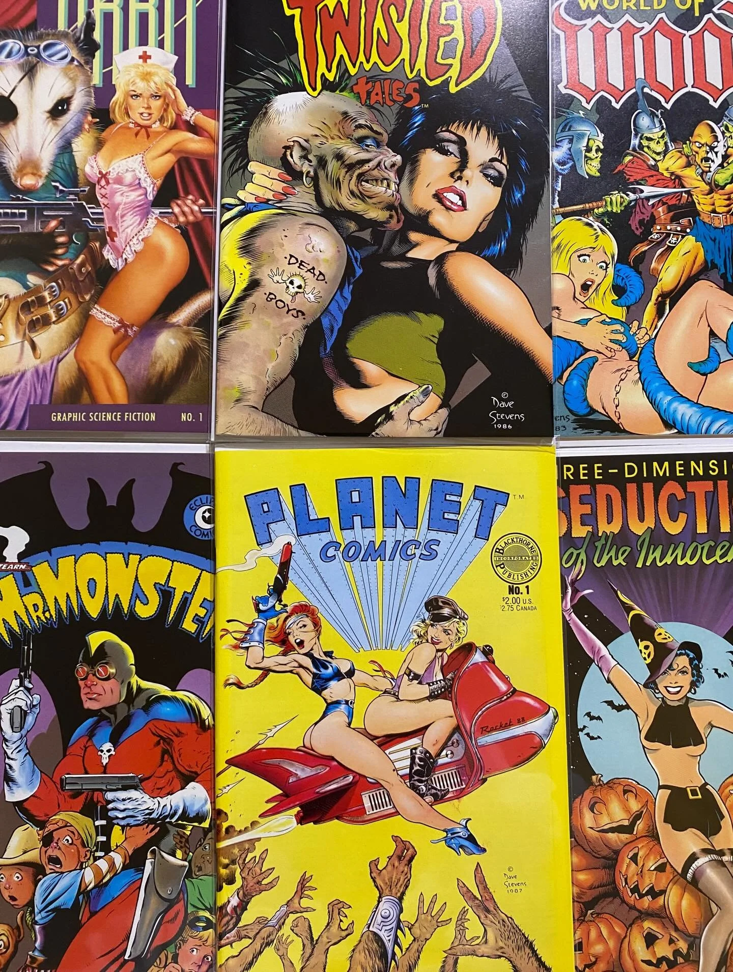 One collection brought in all this Dave Stevens goodness! Including that beautiful Planet Comics #1 😍🖌️

I&rsquo;ve never had a Planet Comics #1 come through before, so it was pretty special to finally hold one and really appreciate it. One of the 