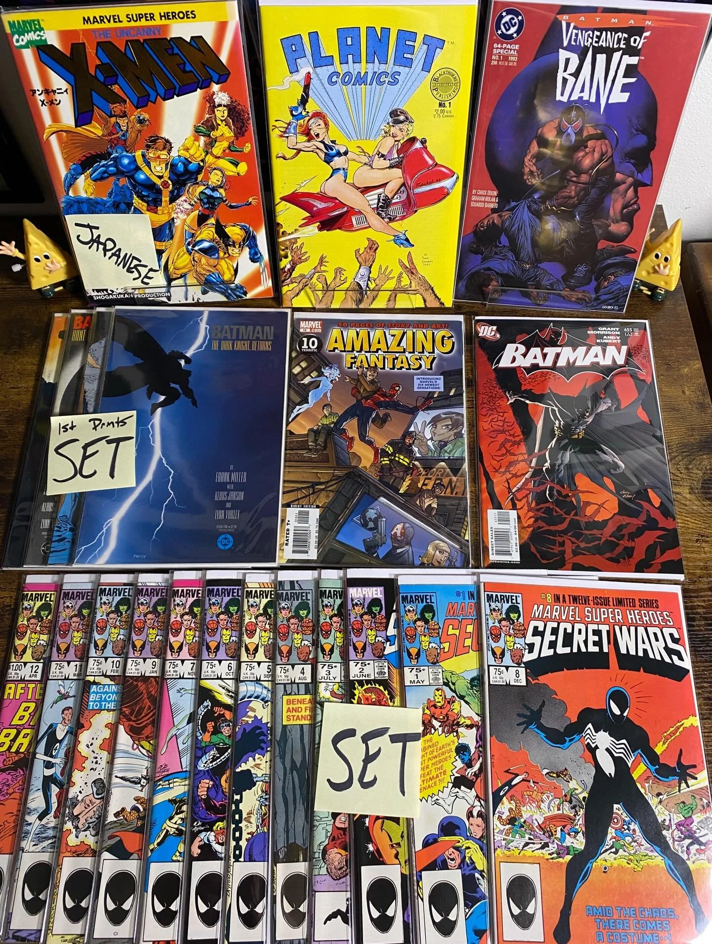 🚨‼️ IG LIVE SALE TONIGHT‼️🚨

Here&rsquo;s the full preview of what I&rsquo;m bringing for tonight&rsquo;s LIVE show on Instagram at 7:30pm/c! 🕷️🔑🤖 The Final Show of 2025!! 

Secret Wars 1-12 Set! Planet Comics #1 and much more Dave Stevens! 1st 