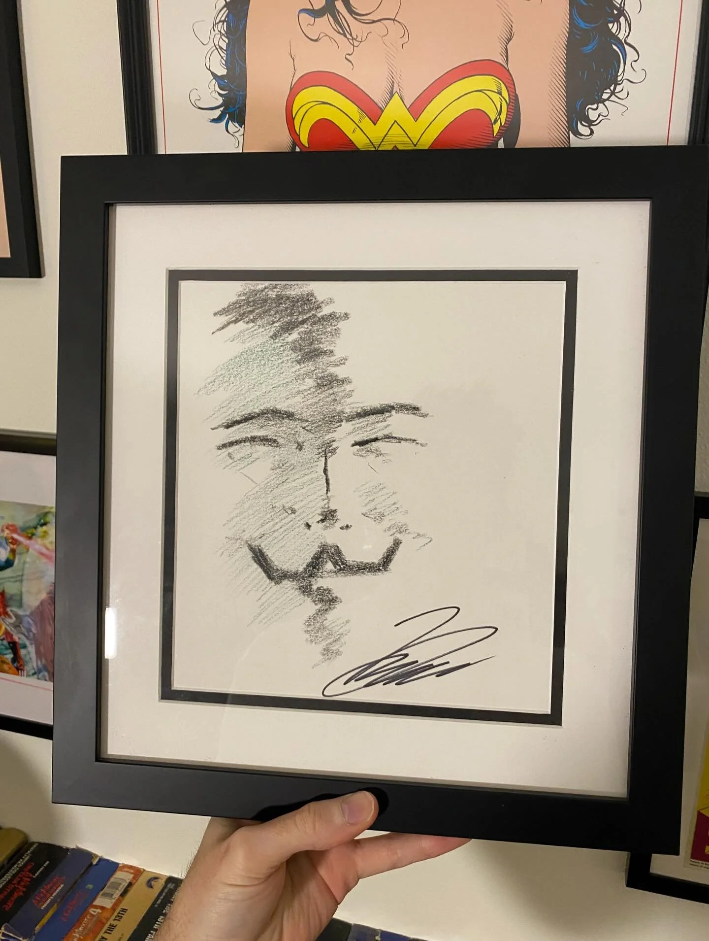 New addition to the PC!!! V original sketch by artist David Lloyd!!! Thank you to @mikey.gruesome and @alicollectibles! 🙏&hearts;️🤩

I&rsquo;ve always been a huge V for Vendetta fan since I was in college. The book and then the movie are always a g
