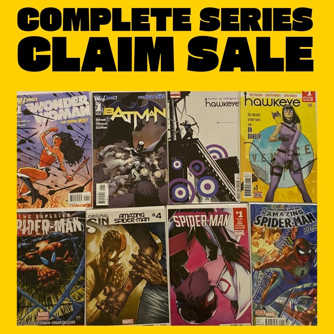 🚨COMPLETE SERIES CLAIM SALE!🚨

These are all Complete Series! Every issue! Shipped prices are for US only, for international shipping DM for prices.

CLAIM BELOW! MAKE OFFERS! 🧀

1)Amazing Spider-Man #1-18 (2014)! 1st Silk &amp; 1st Spider-Punk NM