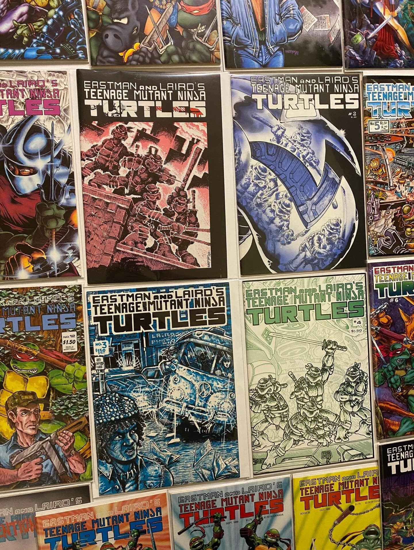 🚨FOR SALE 🚨COMPLETE SERIES Teenage Mutant Ninja Turtles #1-62! The entire original Mirage Studios run fro@ 1984-1993! EVERY issue! 😱

#1 is 1st team appearance and origin of the Teenage Mutant Ninja Turtles: Donatello, Leonardo, Raphael, Michelang