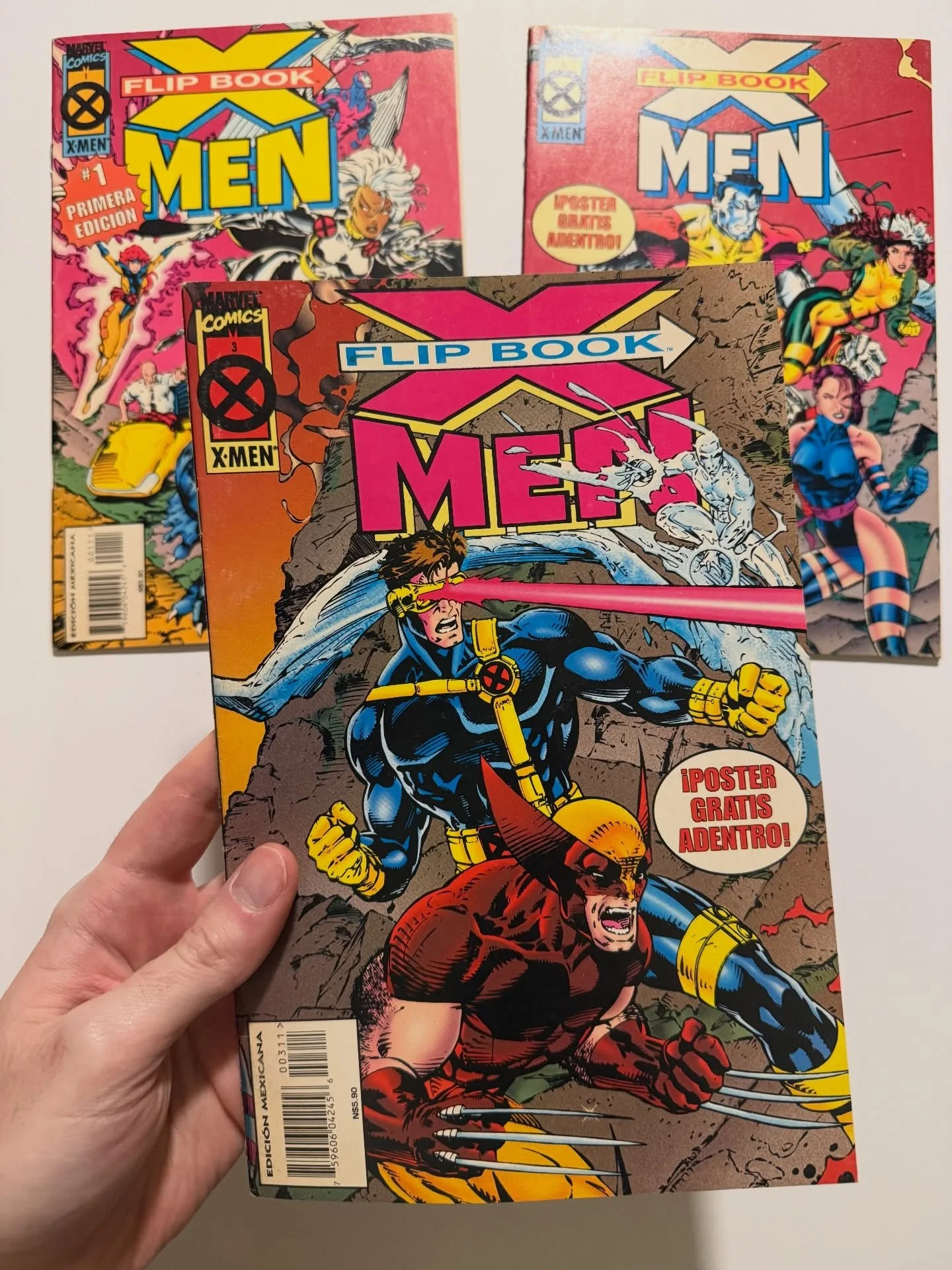 New additions to my ever-growing X-Men #1 collection&hellip; these Rare Mexican Flip Books 1-3!! 🇲🇽❌

It&rsquo;s been getting harder to find new X-Men 1&rsquo;s to add to the PC addiction&hellip;.err&hellip;I mean collection 😂

Thankfully my buddy