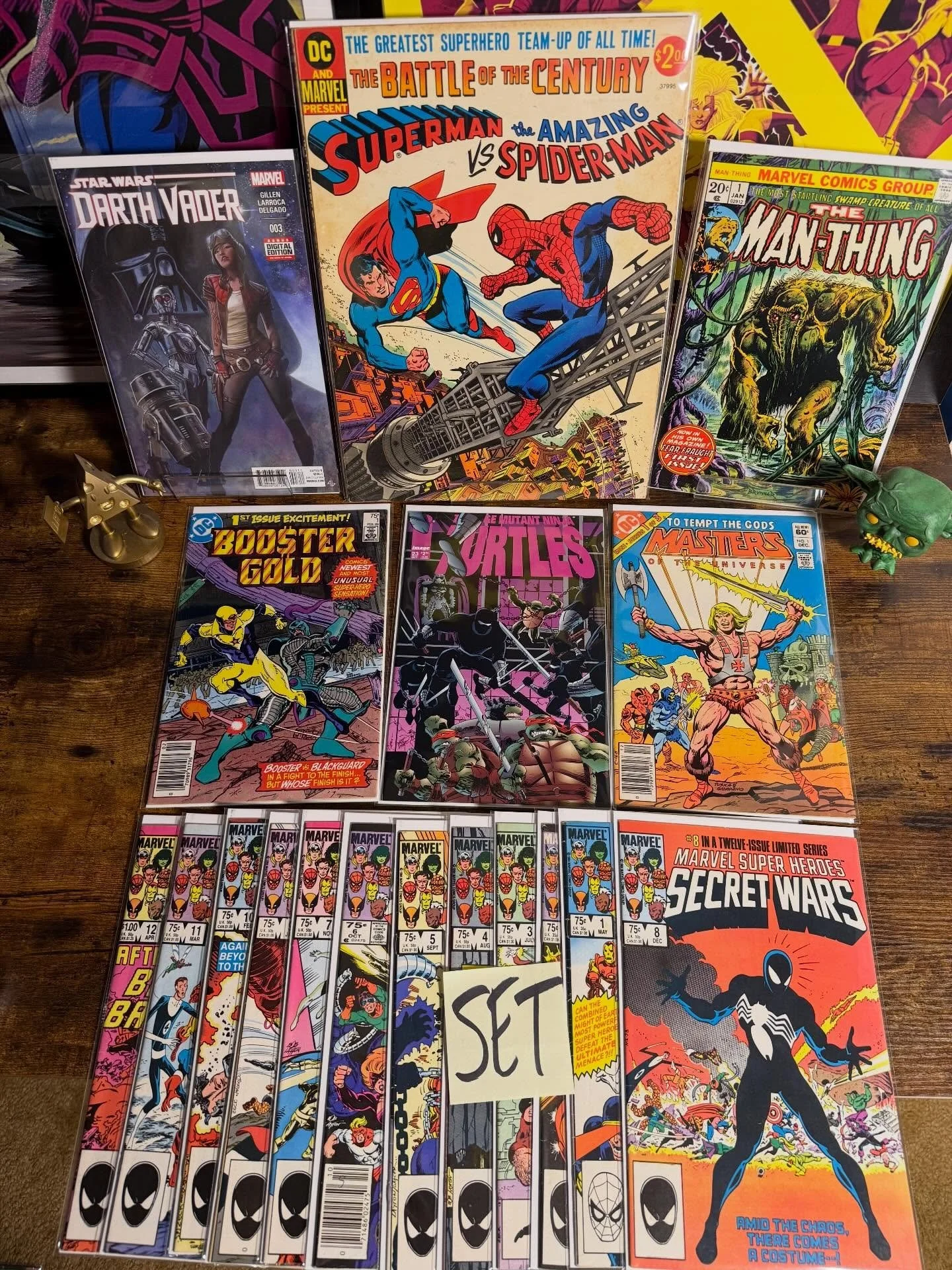 🚨 IG LIVE SALE TONIGHT @ 7:30PM CT | NIGHT 1 of 2! 🚨

TONIGHT is Secret Wars, Treasuries, Star Wars, TMNT, SpongeBob, Daredevil, Spawn, Indies, Sets, and more! Also a secret stash of $3 stuff! 

THURSDAY will have Batman, X-Men, Spider-Man, and mor
