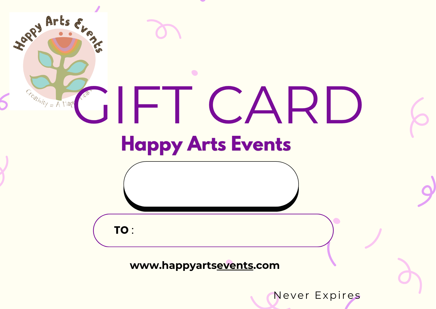 Happy Arts Gift Card