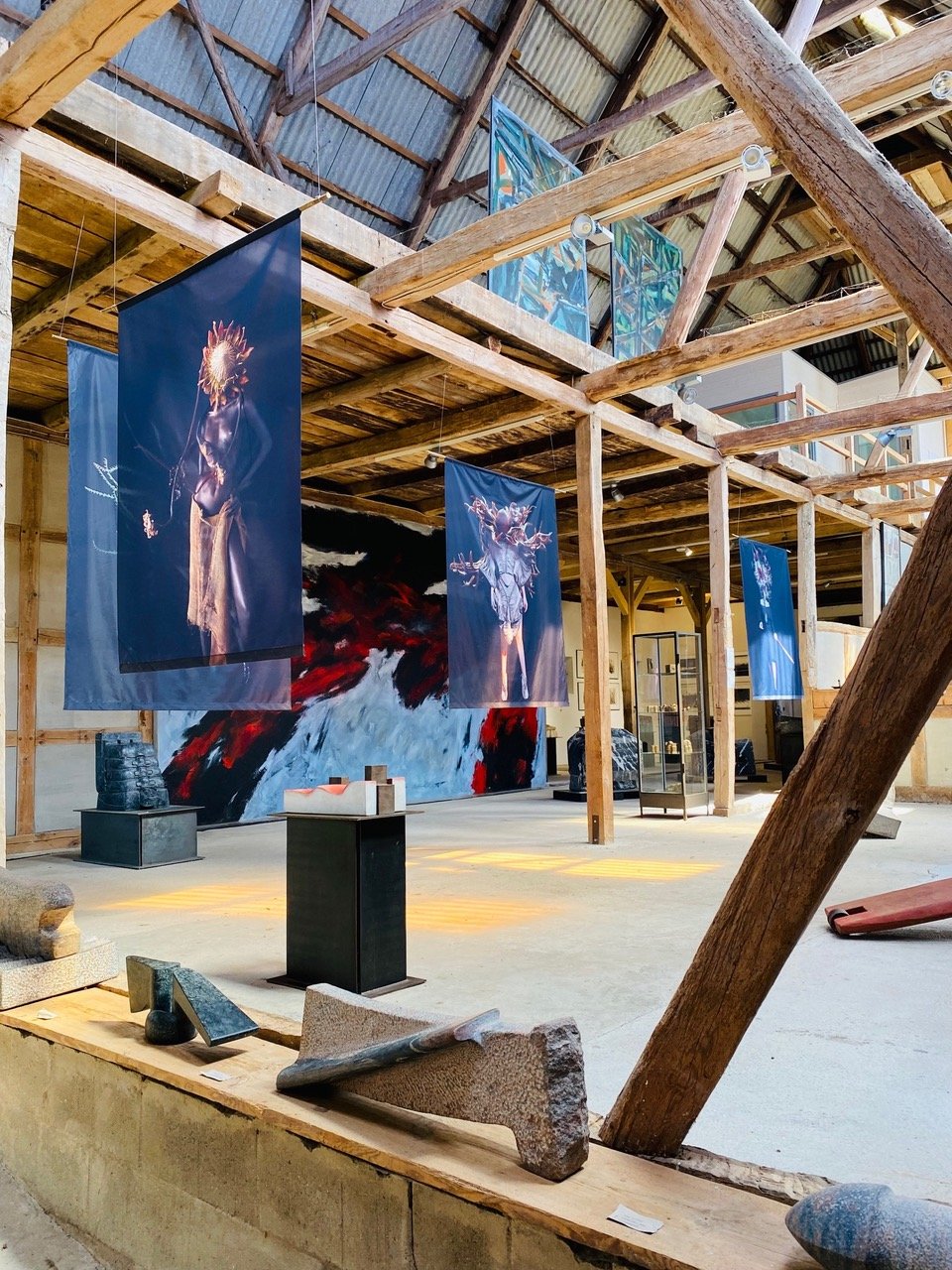 Pflanzenmenschen II im Skulpturengarten im Damnatz, 2025