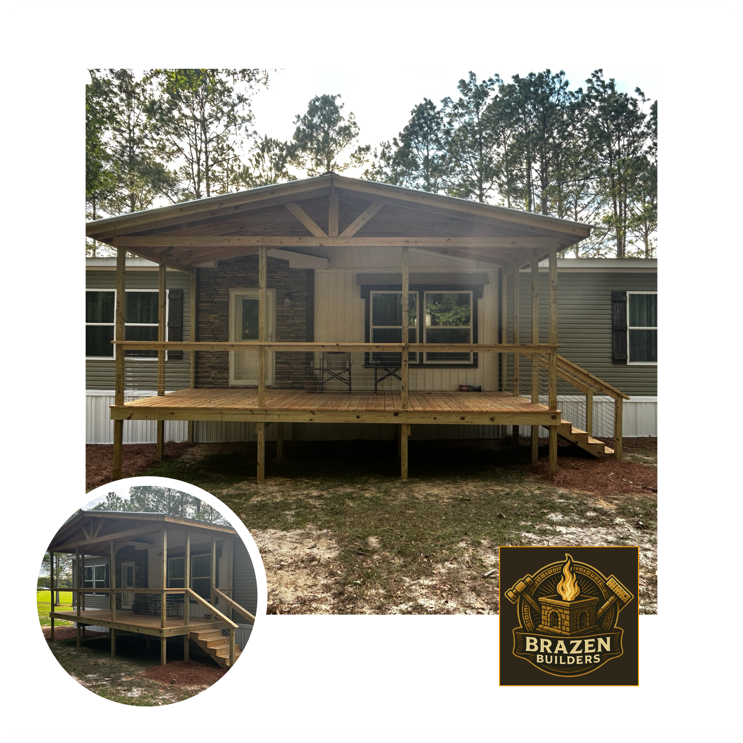 Brazen uses quality material built to last for coastal living in Pensacola, FL