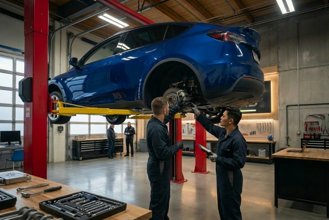 tesla model y s x 3 ptc heater ac compressor coolant repair high voltage suspension leak leaking fluid blue four way valve three way valve low level puddle headlight headlamp passenger seat airbag assembly rear front  heating steering on board charge