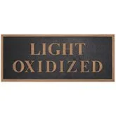 Light Oxidized Cast Plaques