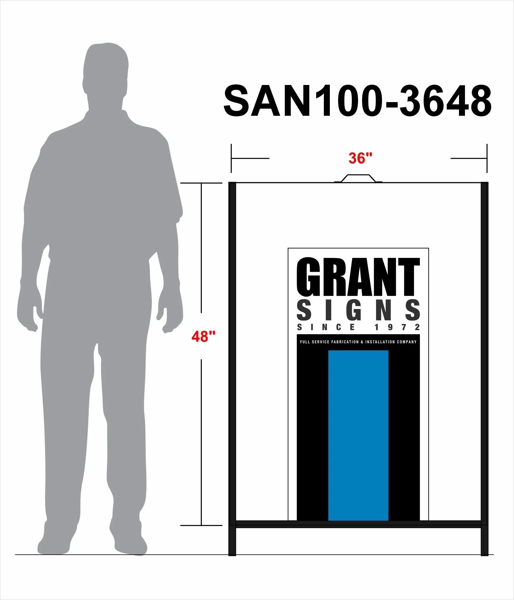 Largest sandwich board available