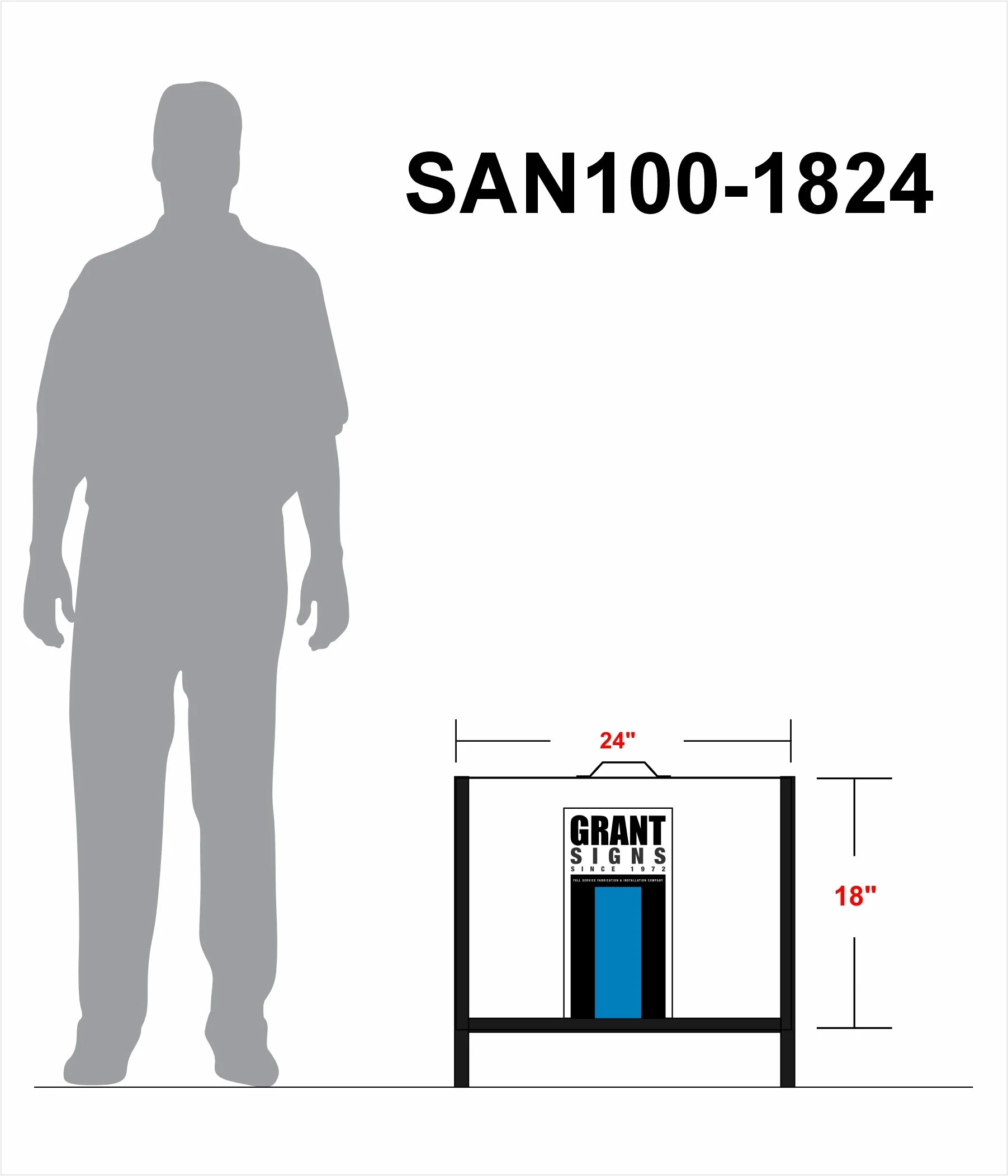 The shortest sandwich board money can buy