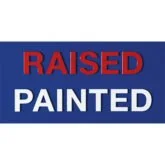 Raised Painted Text on Plaques