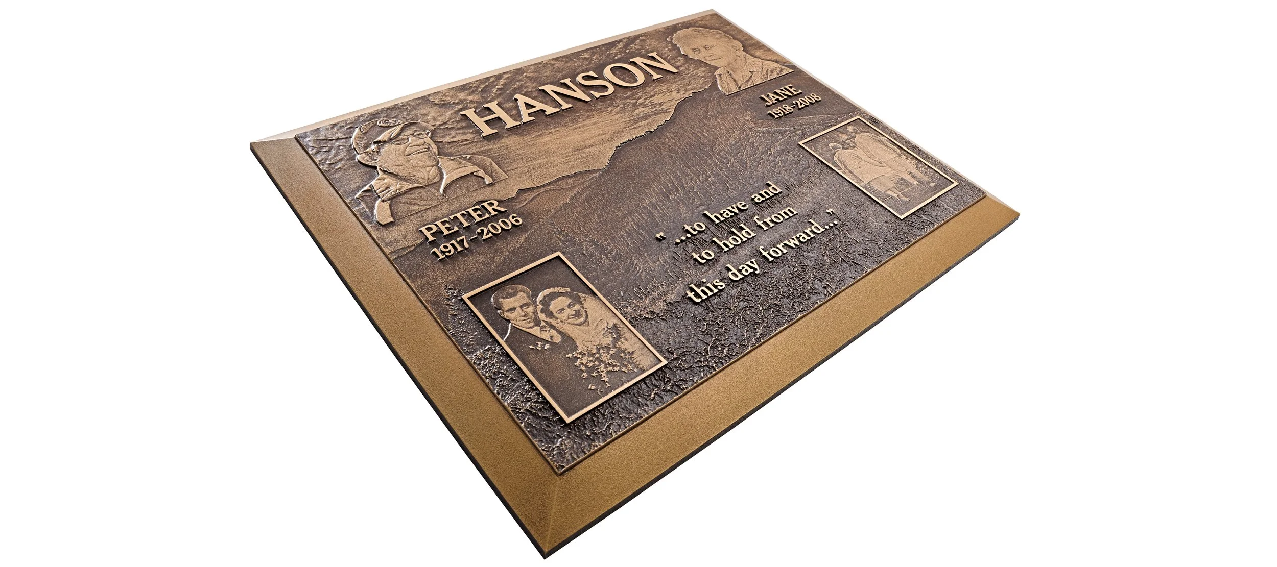 PhotoRelief Bronze Plaques