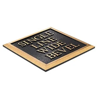 Single Line & Wide Bevel