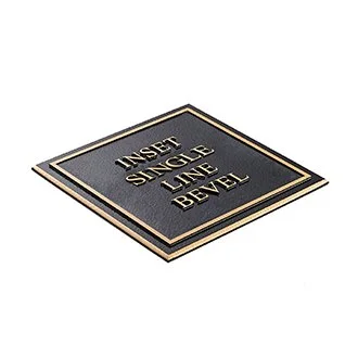 Inset Single Line Bevel