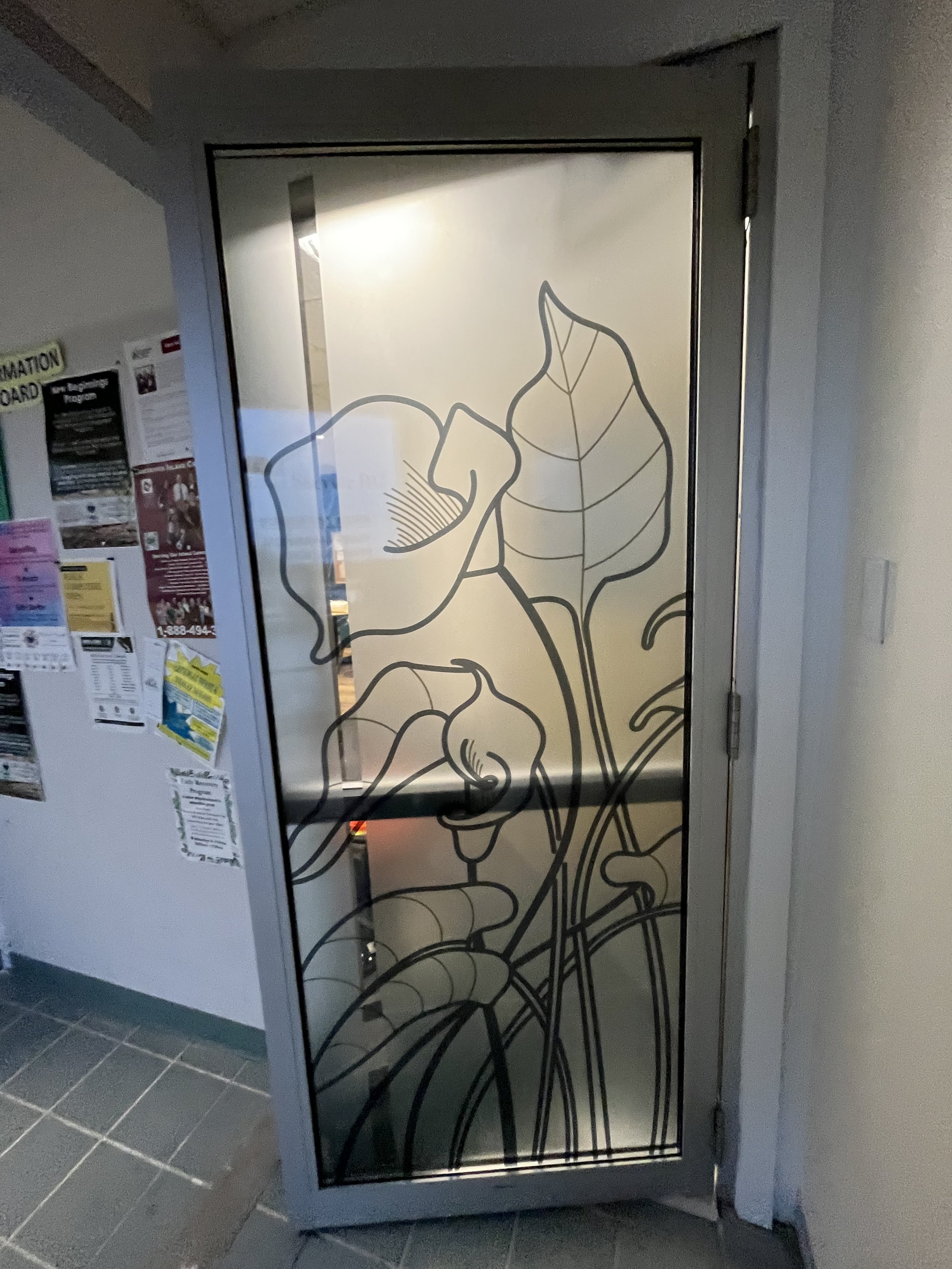 Frosted Vinyl Window Graphics & Film