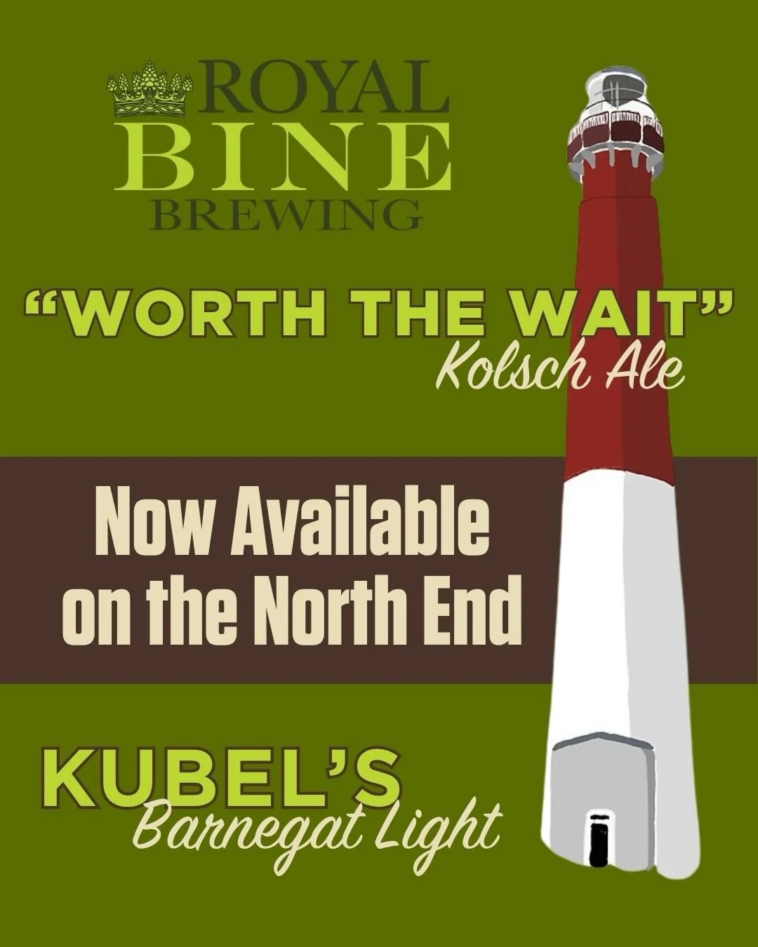 North End, thanks for having us! Enjoy a Worth The Wait Kolsch on tap all summer long at @kubelsbarnegatlight 🍻 

This crispy boy pairs just as well with overcast skies as it does sunshine, so drink accordingly, LBI ☀️