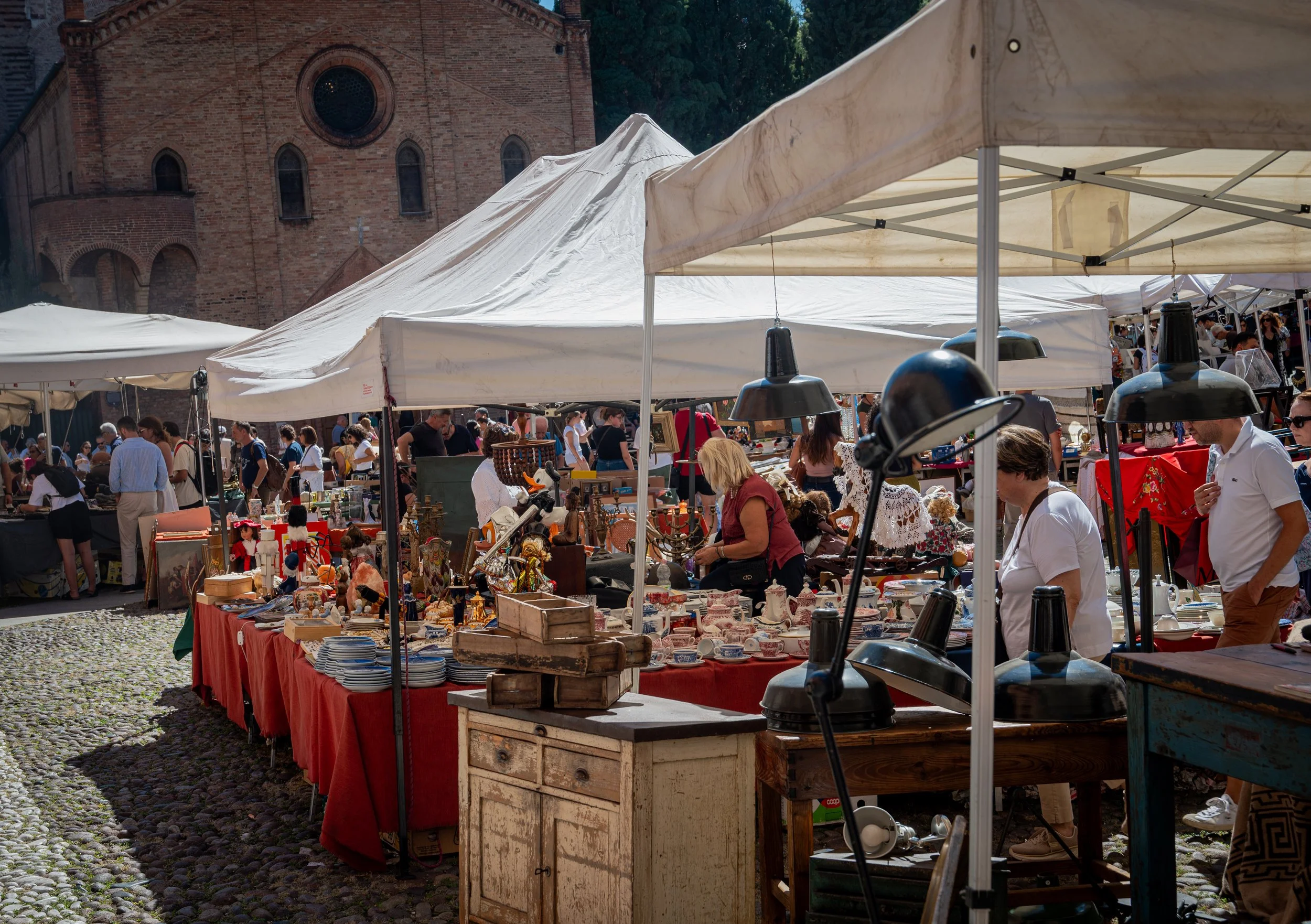 #Bologna #Mercato Antiquario #Piazza Santo Stefano