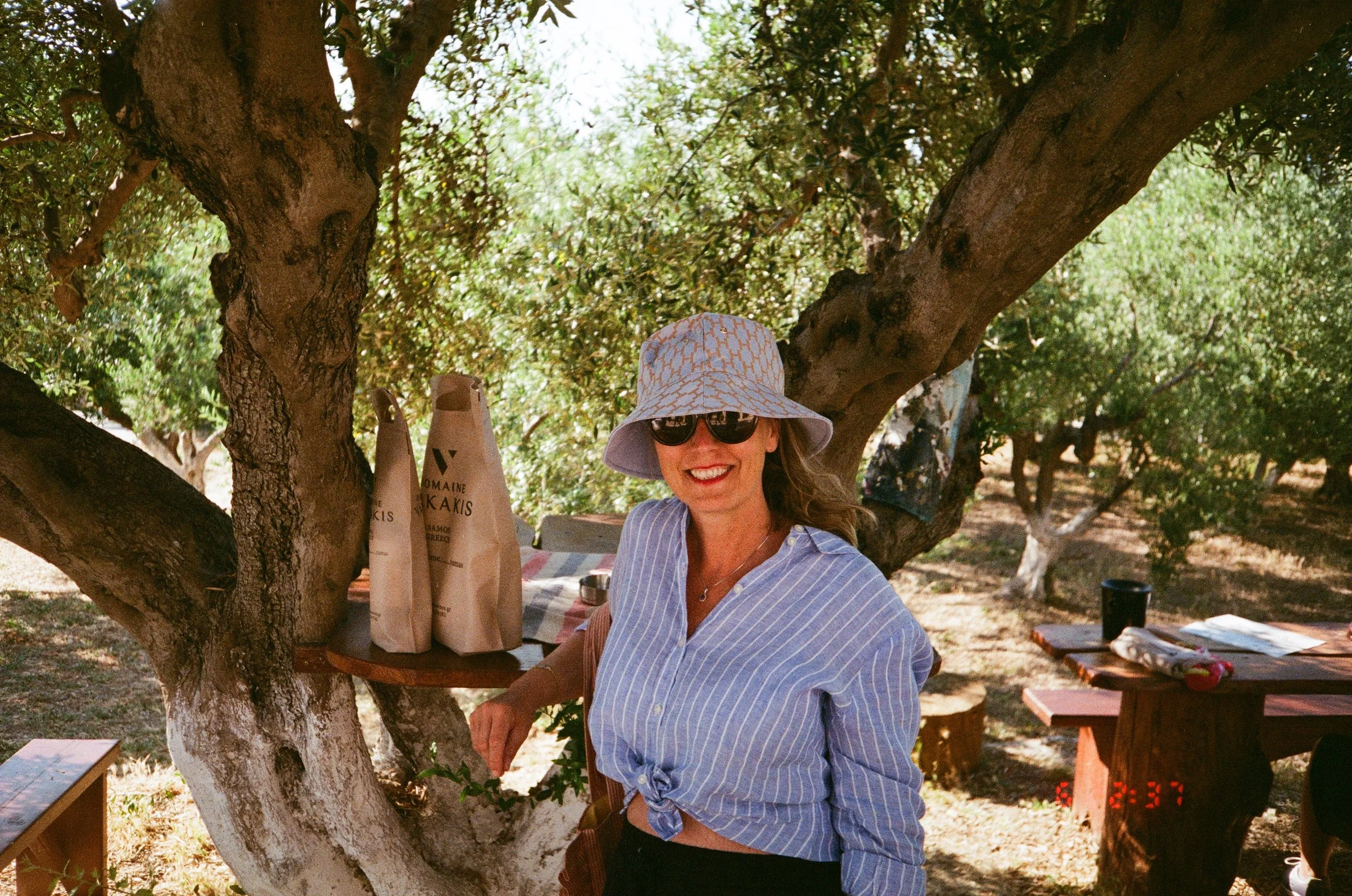 Wine excursion Domaine Vakakis | Olympus Mju | Fujicolor 400